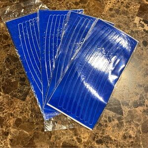 Blue Reflective Tape Strips